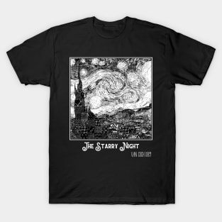 The Starry Night Van Gogh 1889 T-Shirt